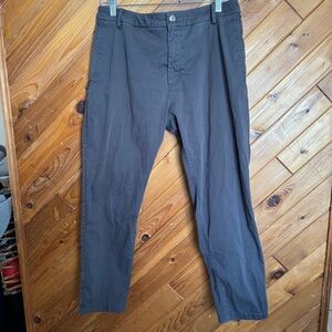 Birddogs Gray Chinos Relaxed Fit Cotton Blend Size 34x28